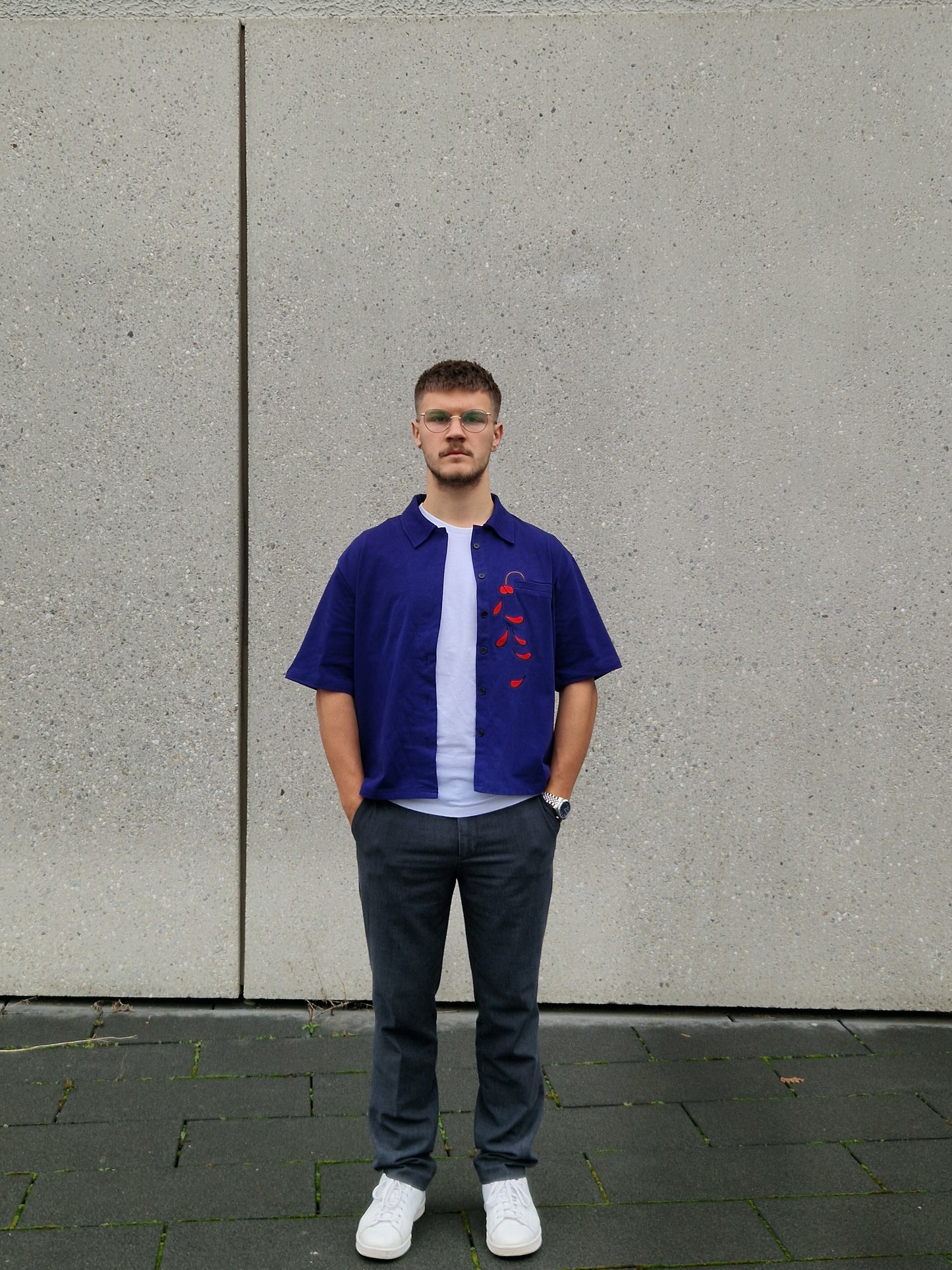 Blue Button Up Shirt