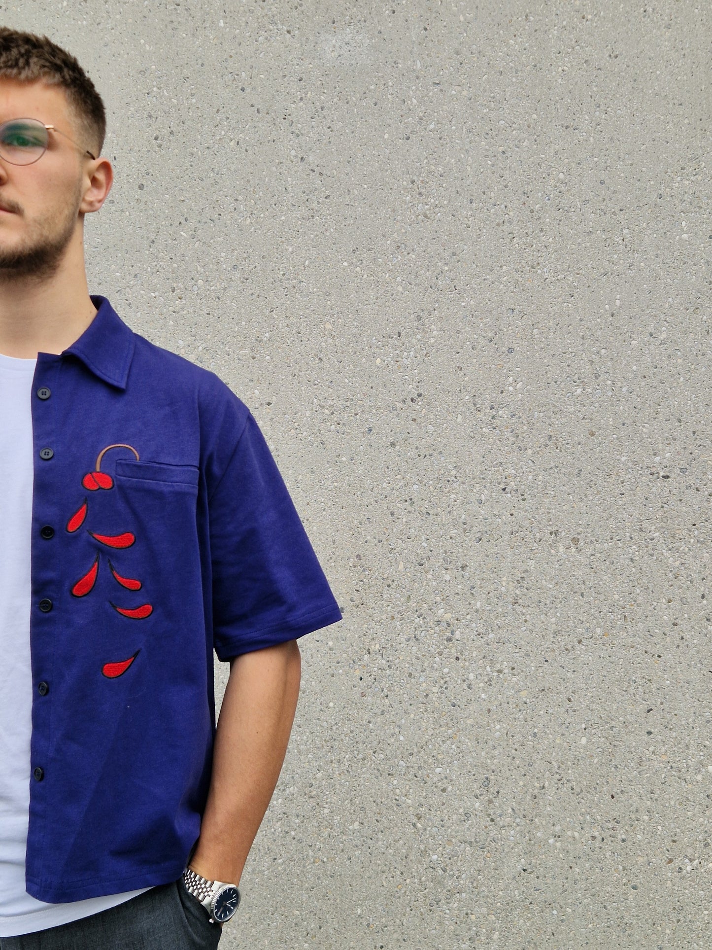 Blue Button Up Shirt