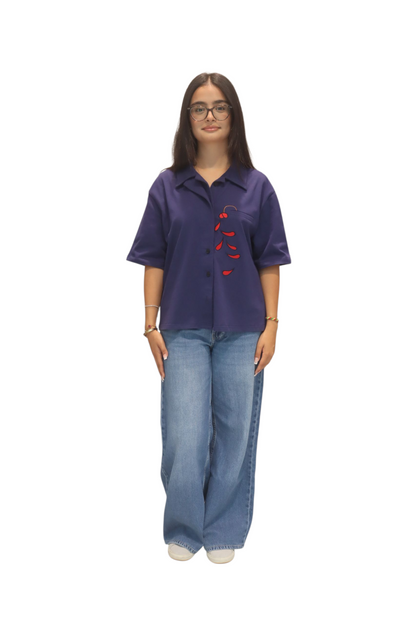ROSE SHIRT BLUE